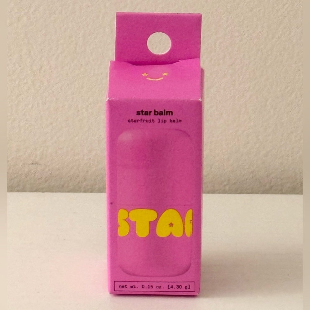 NWT mini starface star balm pink chapstick